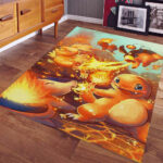 Feuer-Pokémon Salameche Teppich