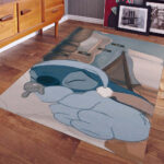 Disney Stitch süßes Schlafen Teppich