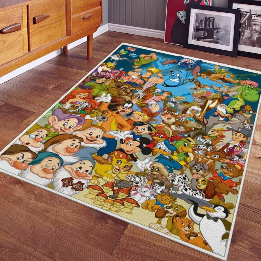Disney Alle Charaktere 1004 Teppich – Bild 4