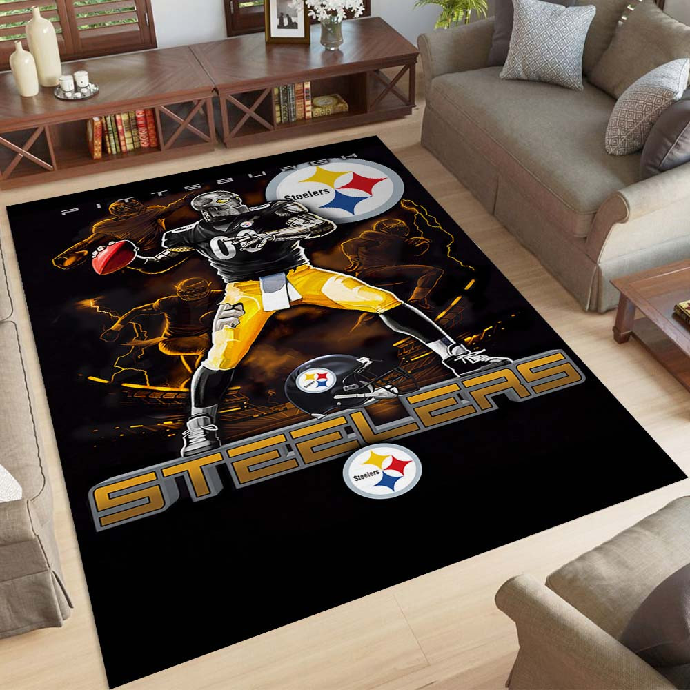 Pittsburgh Steelers Football Team NFL Metall Teppich