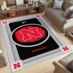 Nebraska Cornhuskers-Fußballmannschaft Teppich
