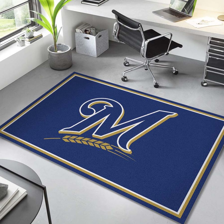 Teamgeist der Milwaukee Brewers University Teppich – Bild 4