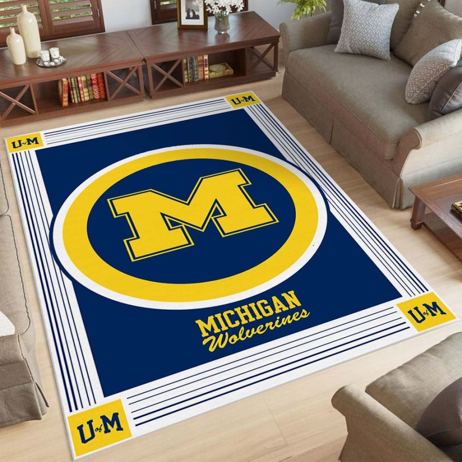 Michigan Wolverines Football Team NCAA006 Teppich – Bild 4