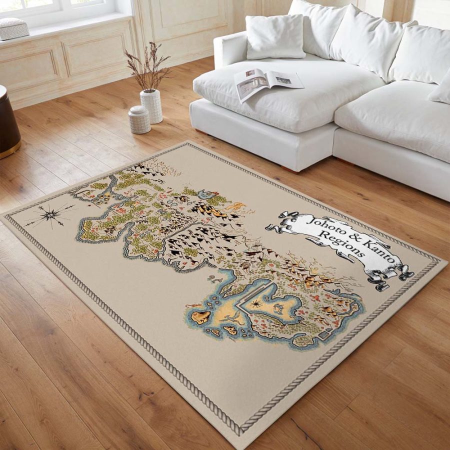 Johto- und Kanto-Regionen 1001 Teppich – Bild 4