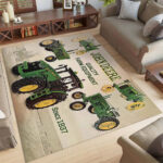 John Deere-Ackerschlepper Teppich