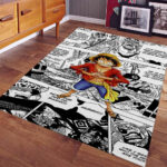 Monkey D Luffy One Piece Manga 2 Teppich