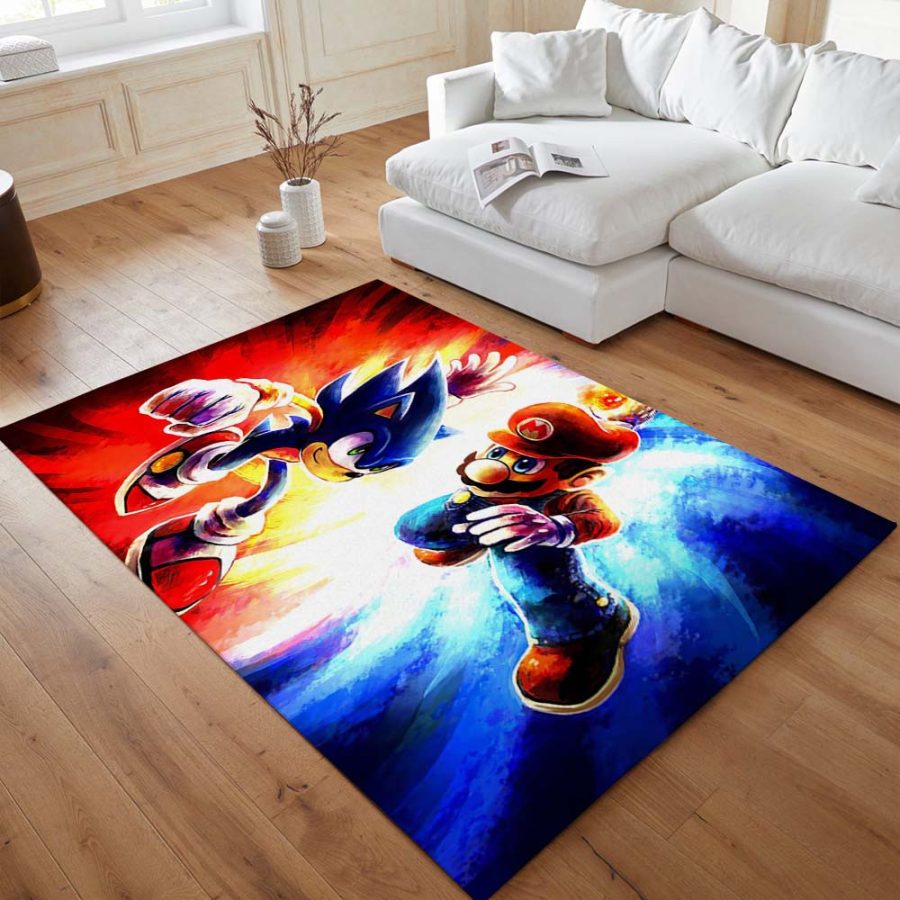 Mario und Sonic 1002 Teppich – Bild 4