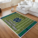 Notre Dame Fighting Irish Football Team NCAA002 Teppich