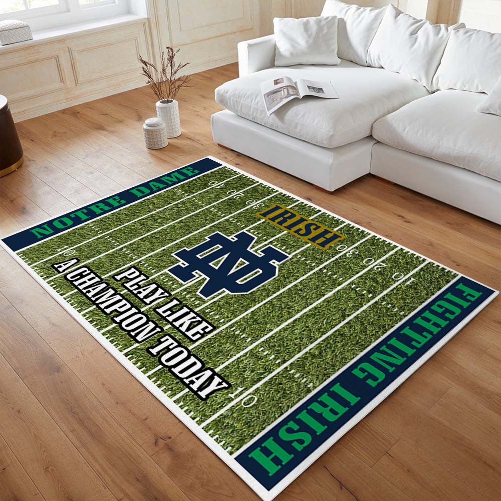 Notre Dame Fighting Irish Football Team NCAA002 Teppich