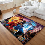 One Piece Luffy und alle Charaktere 06 Teppich