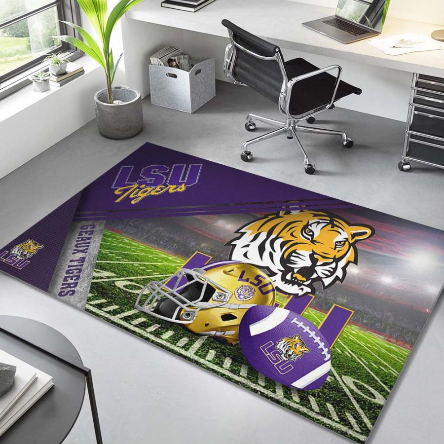 LSU Tiger Football Team Teppich – Bild 4