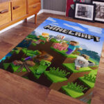 Minecraft-Charaktere 1001 Teppich