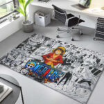 Monkey D Luffy One Piece Manga 3 Teppich