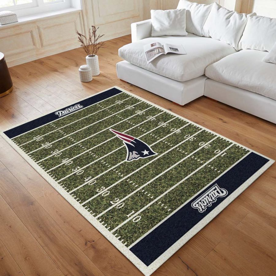 New England Patriots Football Team NFL-Feld Teppich – Bild 4