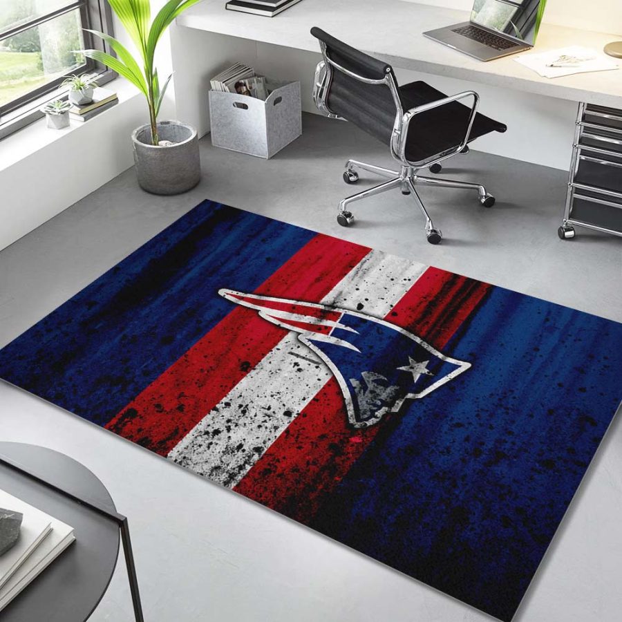 New England Patriots-Fußballmannschaft NFL003 Teppich – Bild 4