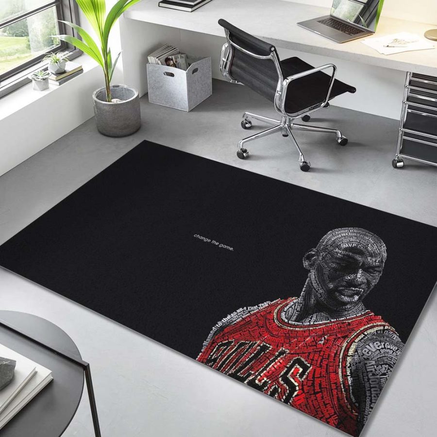 Michael Jordan legendärer Basketballspieler MJ017 Teppich – Bild 4