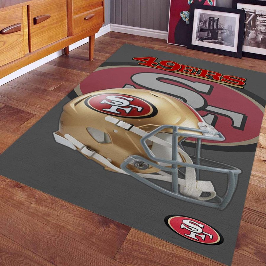 San Francisco 49ers Football Team NFL Helm Teppich – Bild 4