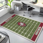 Feld der San Francisco 49ers NFL-Fußballmannschaft Teppich