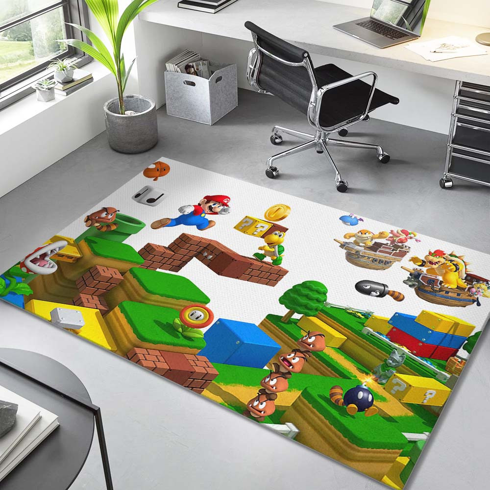 Super Mario Alle Charaktere 1008 Teppich
