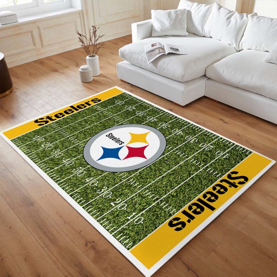 Feld der Pittsburgh Steelers-Fußballmannschaft NFL002 Teppich – Bild 4