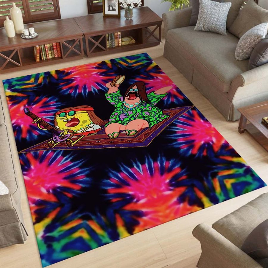 SpongeBob Schwammkopf und Patrick Hippie Teppich – Bild 4
