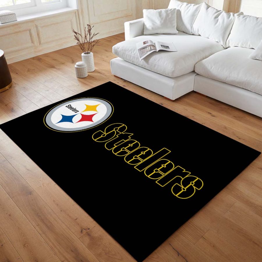 Pittsburgh Steelers Fußballmannschaft NFL004 Teppich – Bild 4