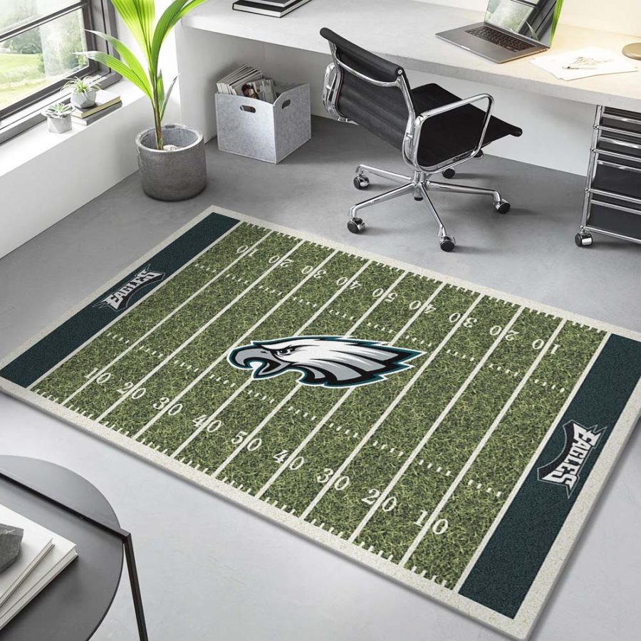 Philadelphia Eagles Football Field Teppich Kinderzimmer Teppich Teppiche Teppich – Bild 4