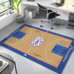 Philadelphia 76ers Basketballteam NBA Court Snake Teppich