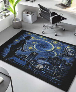 Van Gogh Sternennacht Resident Evil Schlafzimmer Teppich