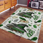 Slytherins Harry Potter 3 Teppich