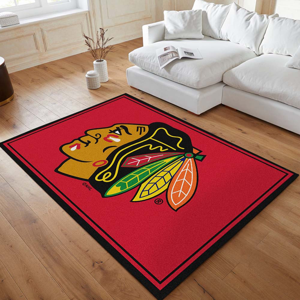 Chicago Blackhawks Eishockeyteam NHL Spirit Teppich – Bild 2