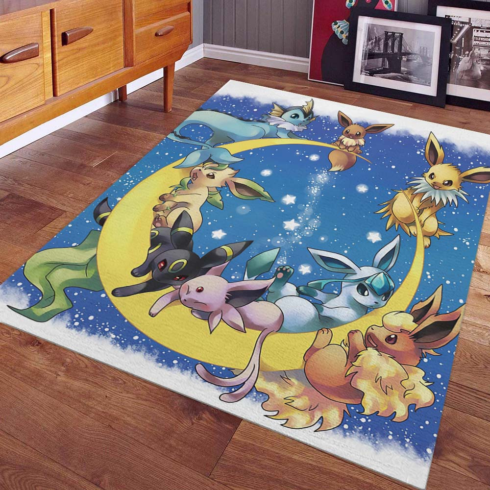 Alle Evoli-Entwicklungen Pokemon auf dem Mond Teppich – Bild 2