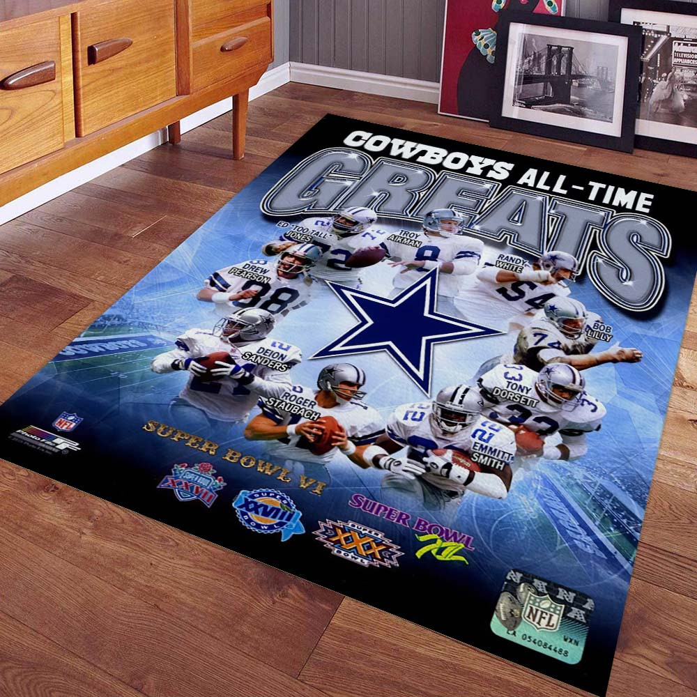 Cowboys aller Zeiten Erschafft Dallas Cowboys Teppich – Bild 2