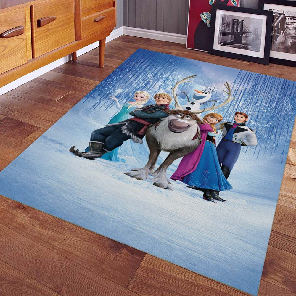 Anna Elsa Olaf Frozen eiskönigin Disney 1003 Teppich – Bild 2