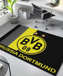 Alternative view of BVB Borussia Dortmund 09 Fußballmannschaft Teppich