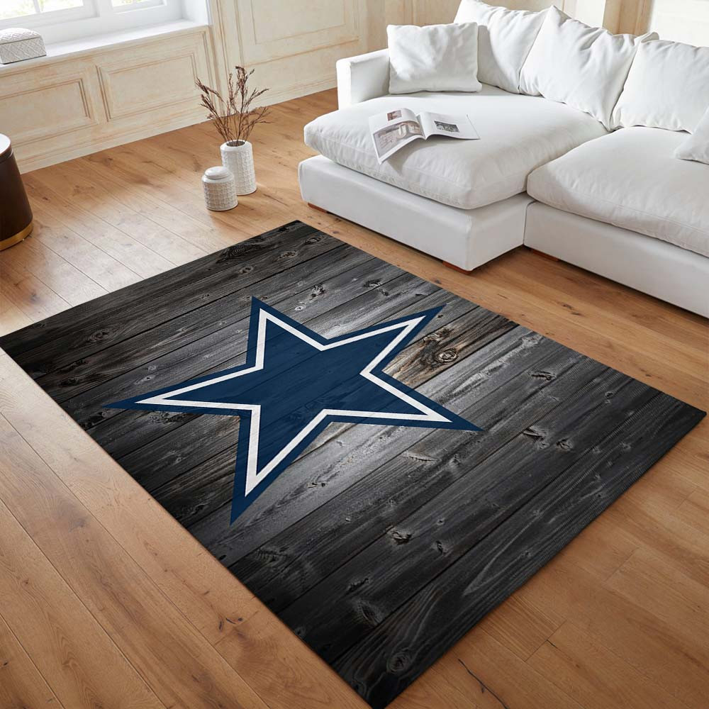 Fußballmannschaft der Dallas Cowboys NFL001 Teppich – Bild 2