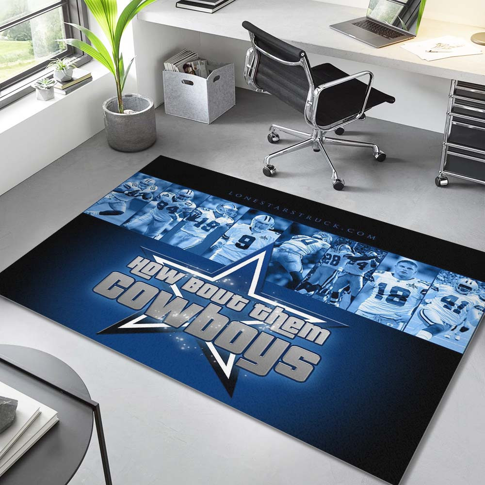 Dallas Cowboys-Fußballmannschaft NFL008 Teppich – Bild 2