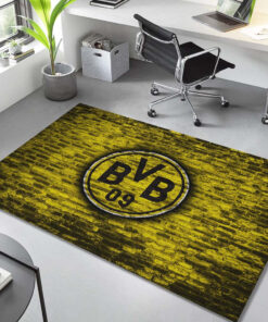 Alternative view of BVB Borussia Dortmund Fußballverein Backstein Teppich