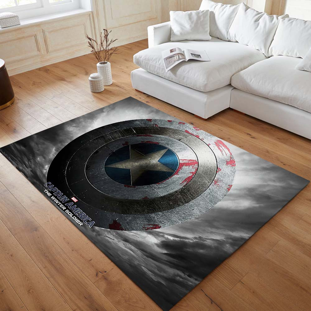 Captain America Schild 2 Teppich – Bild 2