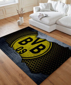 Alternative view of BVB Borussia Dortmund Fußball Club Metal Teppich