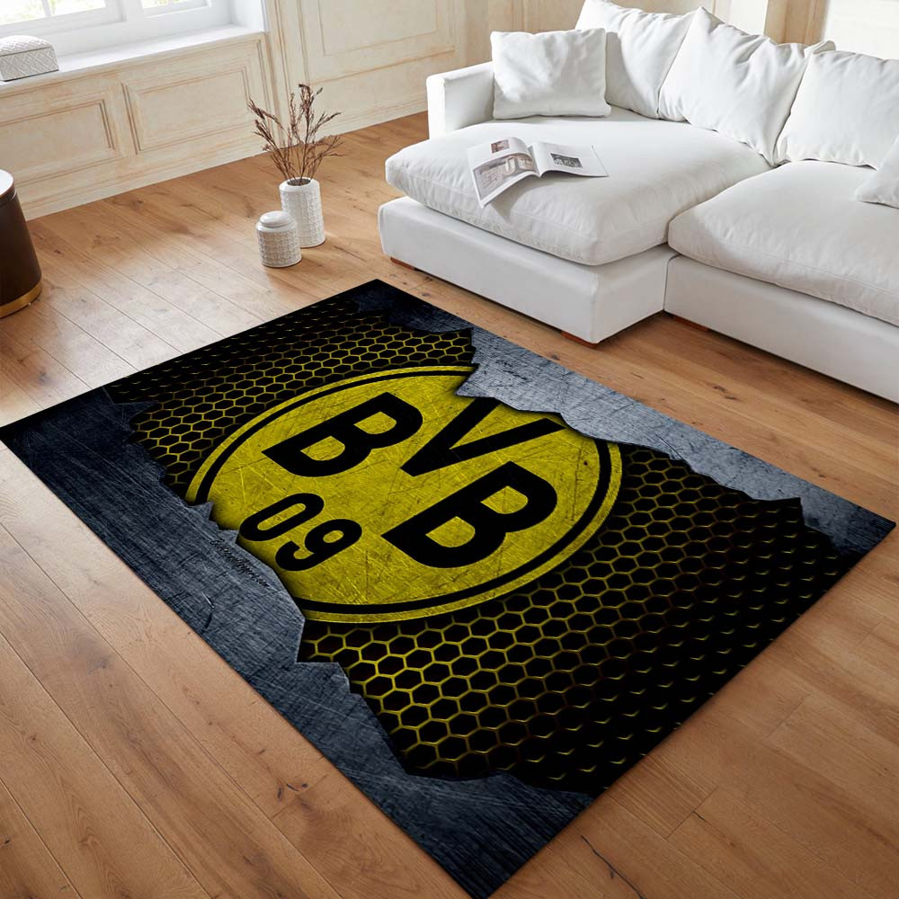 BVB Borussia Dortmund Fußball Club Metal Teppich – Bild 2
