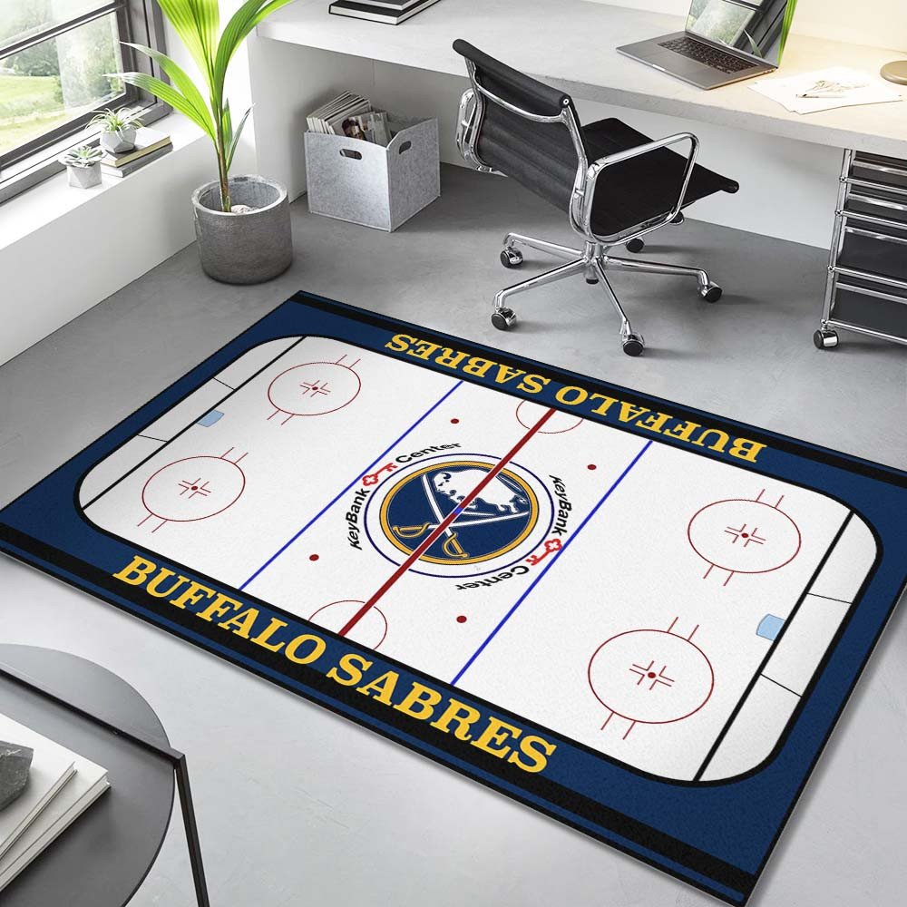 Buffalo Sabres Hockey Team NHL 2 Rink Teppich – Bild 2