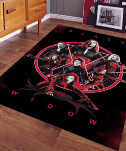 Alternative view of Black Widow Marvel Teppich