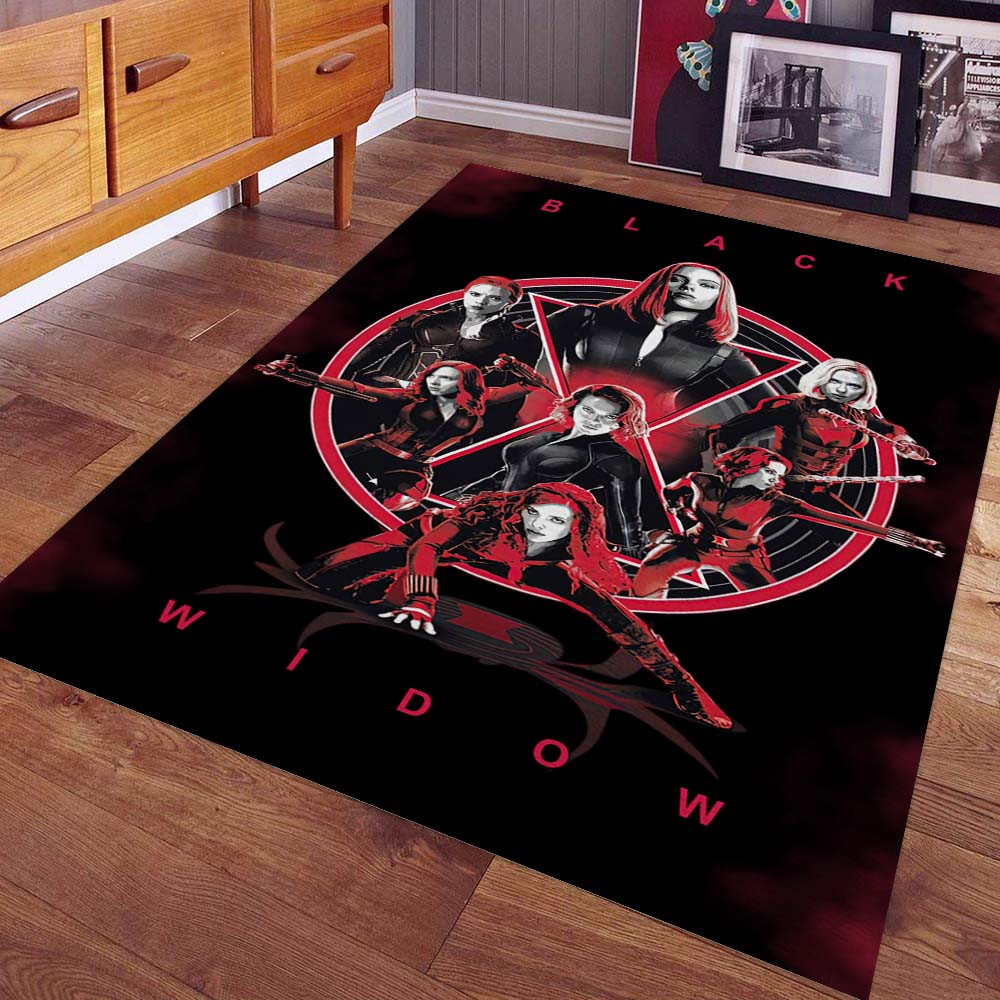 Black Widow Marvel Teppich – Bild 2