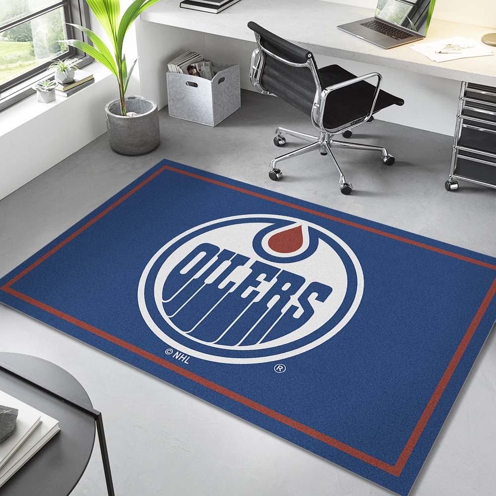 Edmonton Oilers Eishockeyteam NHL Spirit Teppich – Bild 2