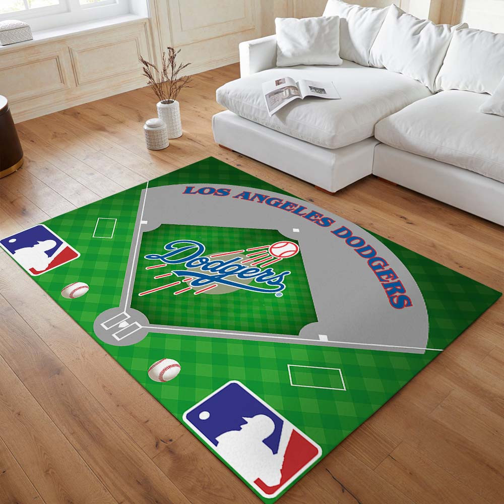 Los Angeles Dodgers MLB-Team-Baseballstadion Teppich – Bild 2