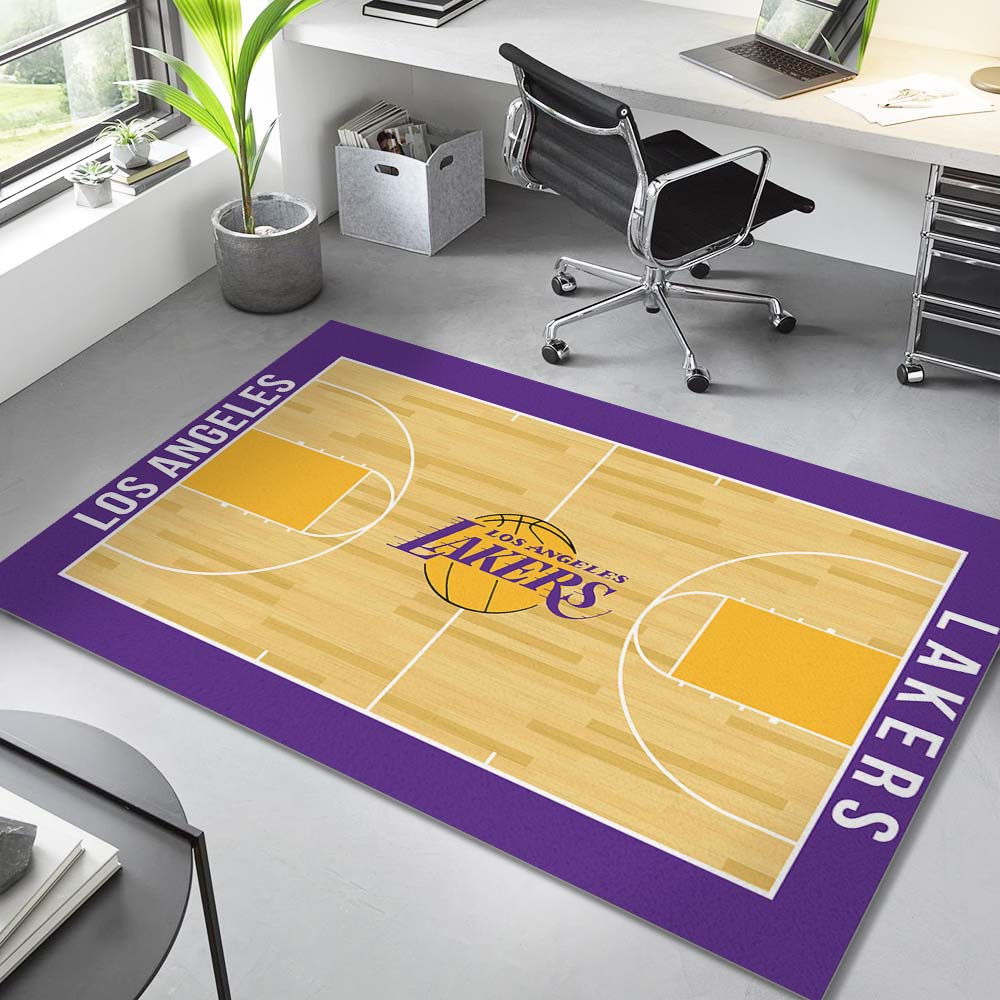 Basketballplatz der Los Angeles Lakers NBA Teppich – Bild 2