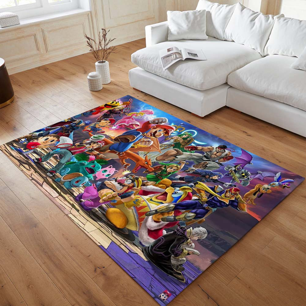 Super Mario Alle Charaktere 1009 Teppich – Bild 2