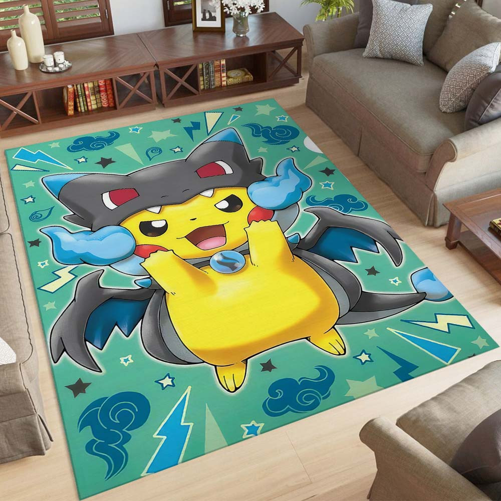Pikachu glücklich 1002 Teppich – Bild 2