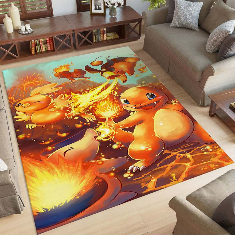Feuer-Pokémon Salameche Teppich – Bild 2
